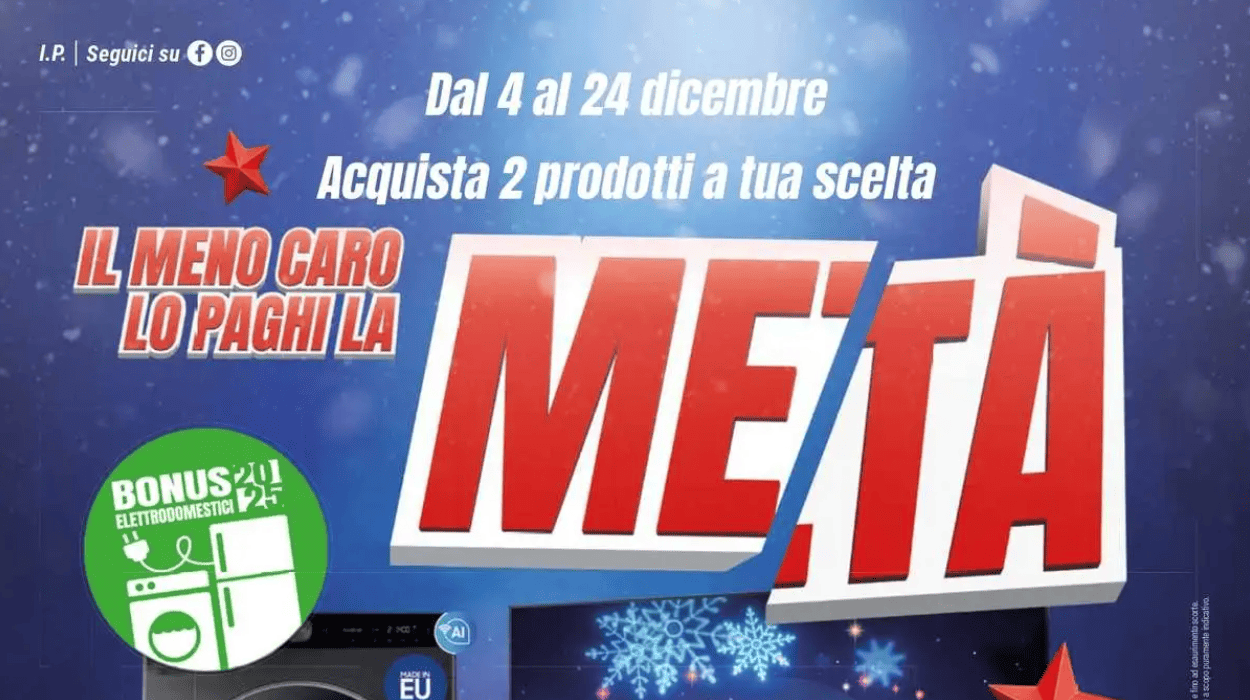 Acquista 2 prodotti a tua scelta e il meno caro lo paghi la metà - Trony