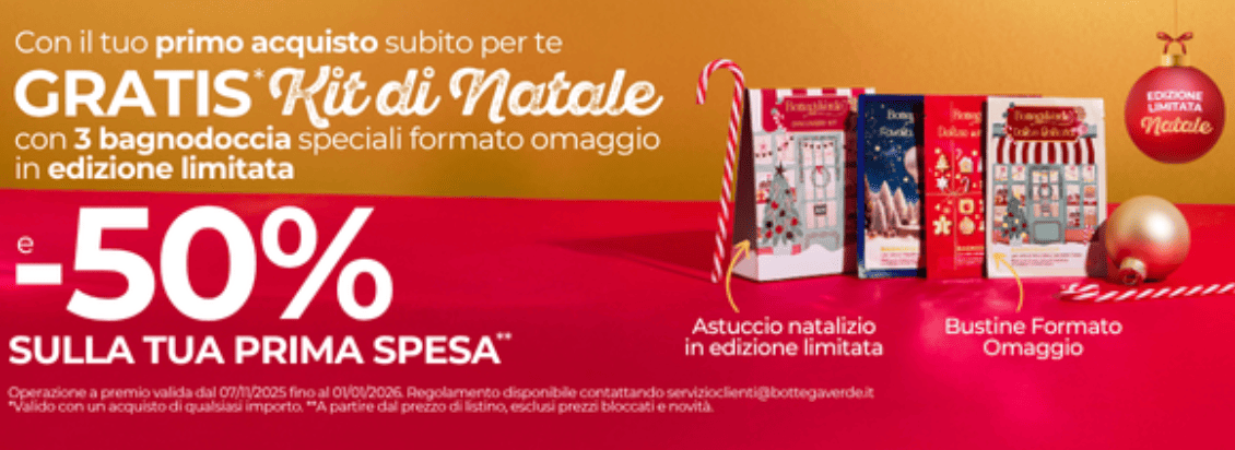 Gratis Kit di Natale - Bottega Verde