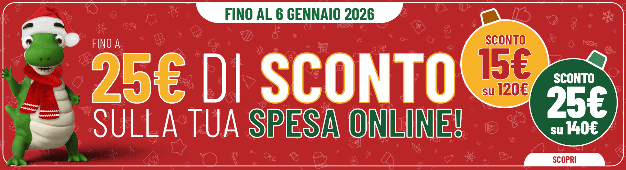 Fino a 25€ di Sconto