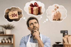 Che tipo di beneficio offrire ai clienti: sconto fisso, omaggio o cashback